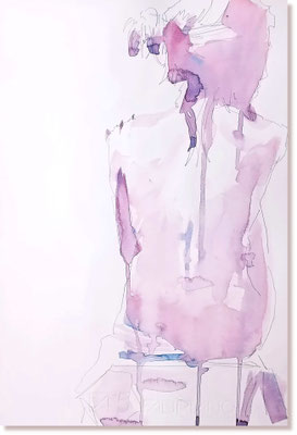 Figure n1 - watercolor on paper - 2022
