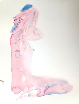 Figure n9 - watercolor on paper - 2023