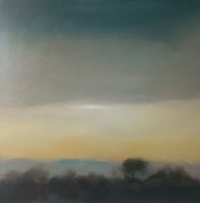 Tra luce e ombra - oil on canvas -  60x60cm - 2025