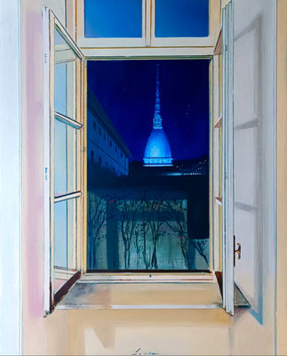Interior 54 - oil on panel - 50x40cm