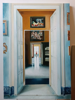 interior 51 - oil on canvas -  70x100 - 2022