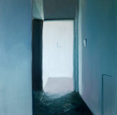 Interior 61 - oil on wood - 60x60cm - 2023