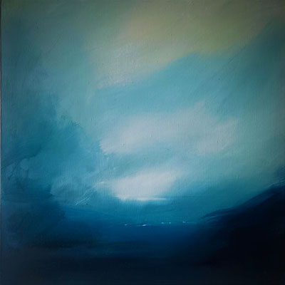 At the end of the world- oil on canvas 50x50cm - 2024