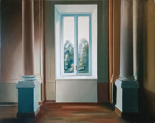 Interior 52 - oil on panel - 50x40cm