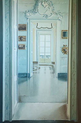 INTERIOR 71 - Presenza di luce - 120x80cm - olio su tela 2025