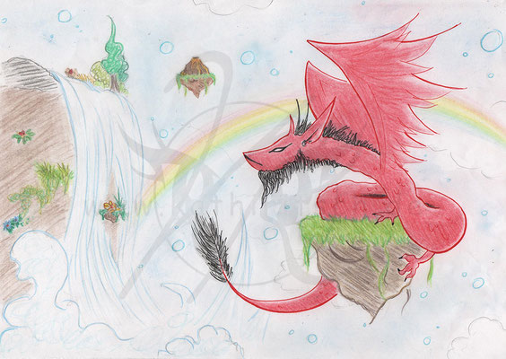 Dragon in Paradies