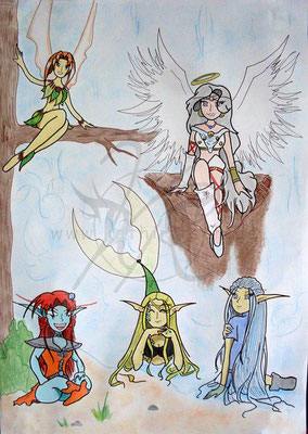 MAZAC - Meliface, Angel, Zyzilla, Alandra und Chisille