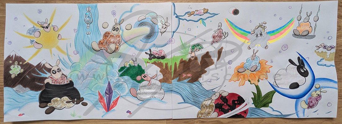 Glitzerschafe - Tag und Nacht (Foto)