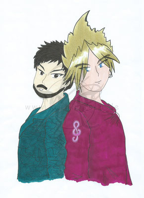 Takashi und Alex