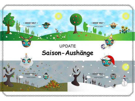 Saison-Aushänge (Banner/Hintergrundbilder + Logos)