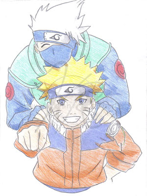 Naruto und Kakashi