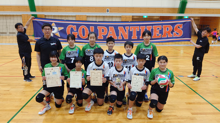 混合の部　優　勝　羽島南部パンサーズ　３年連続３回目