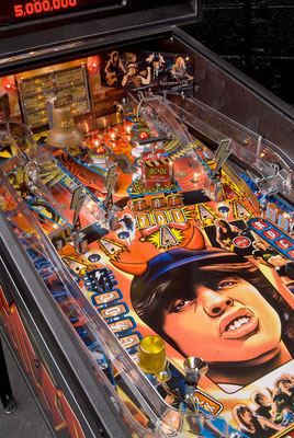 acdc pinball, le flipper planete jeux