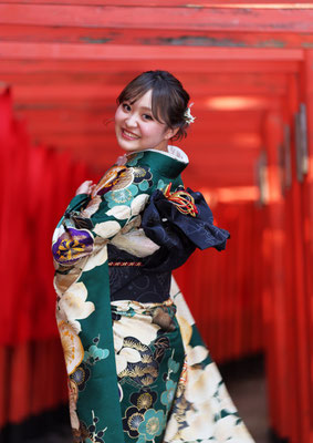 杉山　介則さん 「見返り美人」