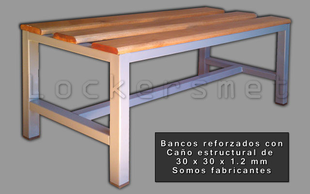 Bancos de vestuario reforzados - LOCKERS MET
