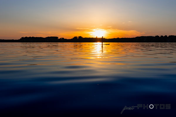Sonnenuntergang am Wörthsee