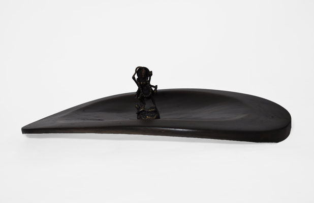 V21794 · Oak, burned, Bowl sculpture by Jörg Pietschmann