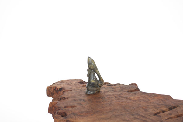 Breathtaking art table T2581 – an extensive functional sculpture by Jörg Pietschmann, driven by the excitement of the unexpected to reveal the tree's universal form and a raw touch of the wild in contemporary spaces.