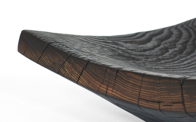 V2881 · Ash burned Bowl sculpture by Jörg Pietschmann