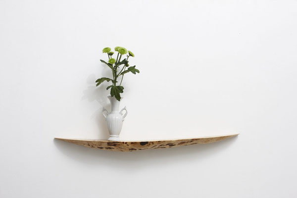 Sublime artisan shelf W0167 in rare tropical wood – a singular floating masterpiece by Jörg Pietschmann, mindfully sculpted to introduce the quiet breath of nature into premium contemporary environments.