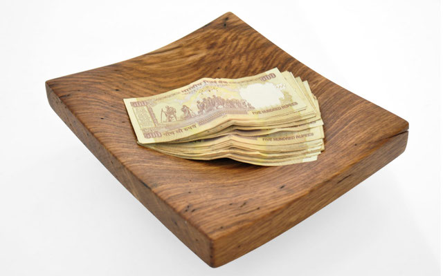 V21594 · Oak Bowl sculpture by Jörg Pietschmann