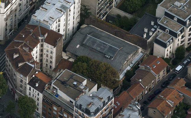 Vue aérienne avant projet