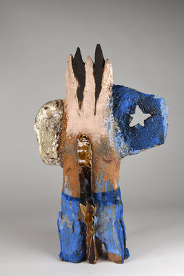 Chef, 2025. Grés émaillé  H38cm