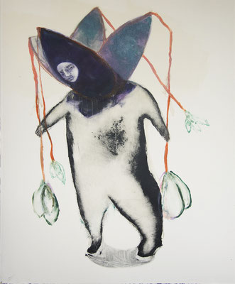 Croissance,Monotype 2025 - 60x50cm