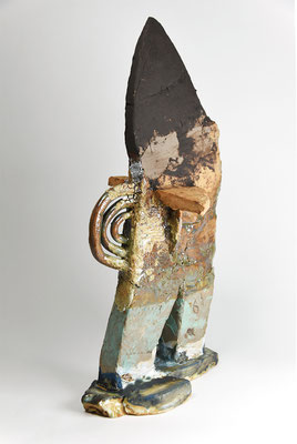 Cosmofil, 2025. Grés émaillé  H55cm