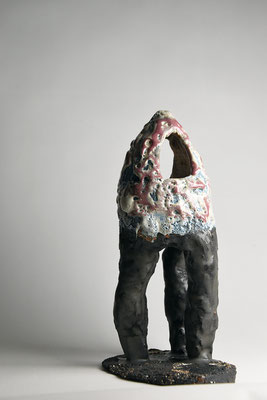 Fusée-1, 2025. Grés émaillé  H23cm