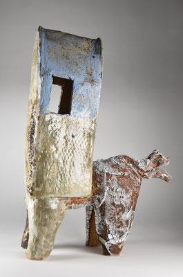 Céphé, 2025. Grès émaillé H46cm