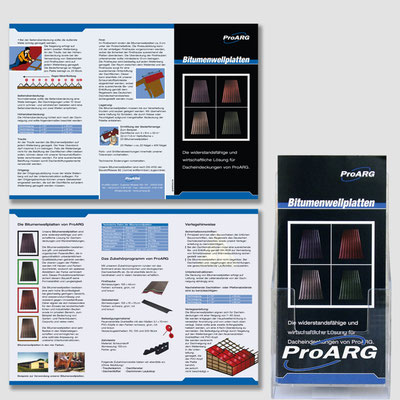 PROARG, Flyer + bedruckter Dispenser