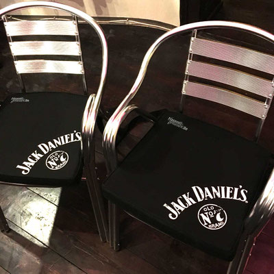 JACK DANIEL'S, bedruckte Sitzkissen