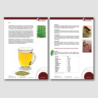 BIOARG, Verkaufsflyer