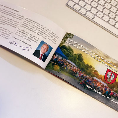 Eschborn + Niederhöchstadt kaufen ein 2018! Informations- und Gutscheinheft für Eschborn