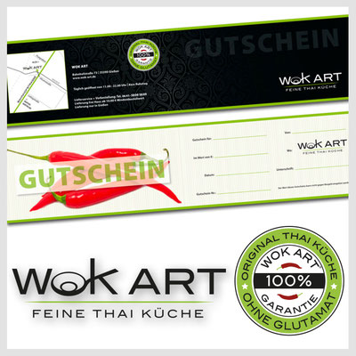 WOK ART, Gutschein