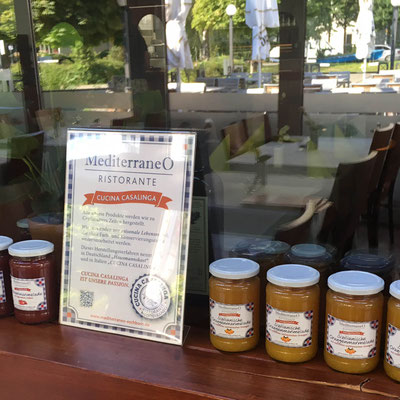 RISTORANTE MEDITERRANEO, Etikettenaufkleber