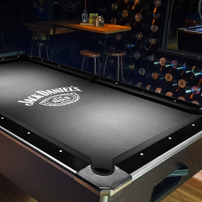 JACK DANIEL'S, bedrucktes Billard-Tuch 