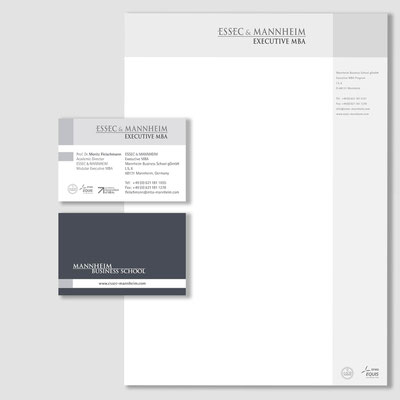 MANNHEIM BUSINESS SCHOOL, Geschäftsdrucksachen