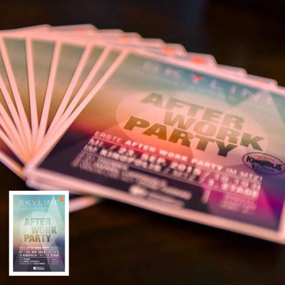 SKYLINE 19 LOUNGE, im Kinopolis, Flyer