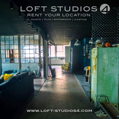 Gestaltetes Informationsblatt für ein Loft-Fotostudio in Offenbach