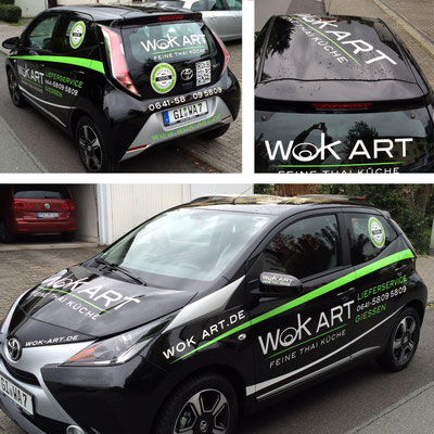 WOK ART, Autobeschriftung