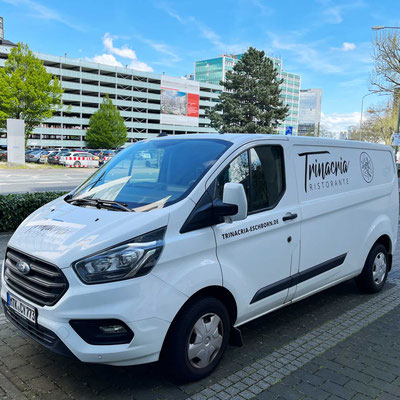 RISTORANTE TRINACRIA, Beschriftung Transporter