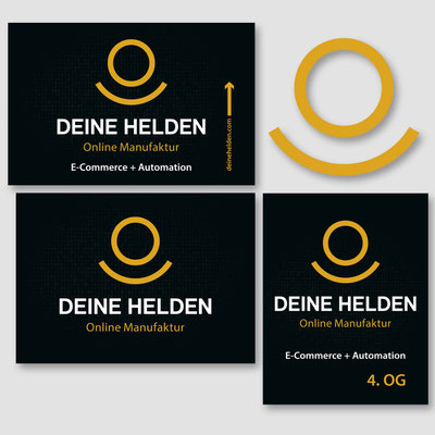 DEINE HELDEN, Werbeschilder