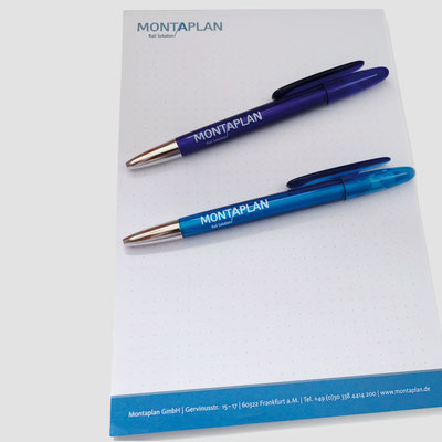 MONTAPLAN, Notizblock