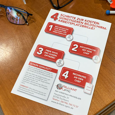 BRILLIANT OPTIC, Infoflyer