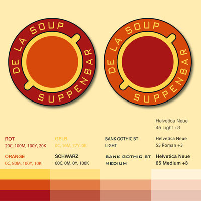 DE LA SOUP, Logoumsetzung