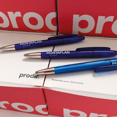 MONTAPLAN, Werbekugelschreiber als Give-Away