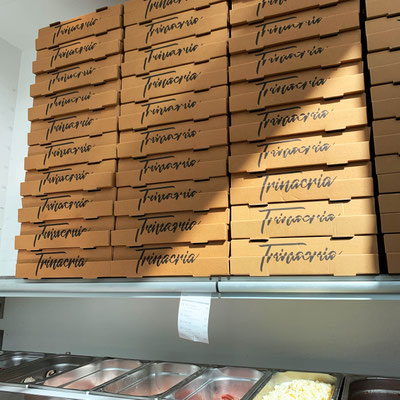 RISTORANTE TRINACRIA, Pizzakarton