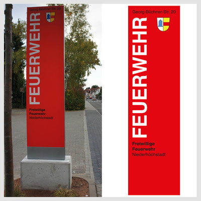 STADT ESCHBORN, Stele